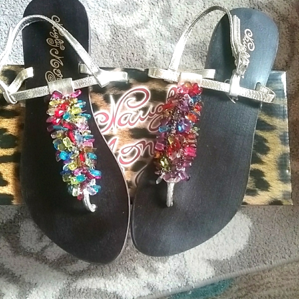NIB Naughty Monkey sandals, sz 7.5